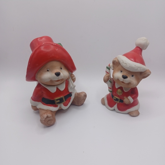 Homco Other - VINTAGE Homco Christmas Mice Figurines 3.5" Bundle of 2